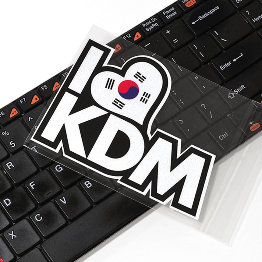 I Love Kdm, Fun Korean Style, CAR | MOTO Stickers | Decals